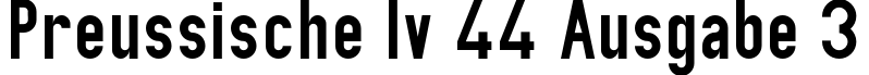 Preussische IV 44 Ausgabe 3