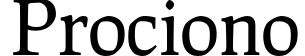 Prociono