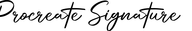 Procreate Signature