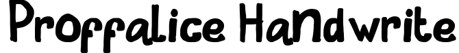 Proffalice Handwrite