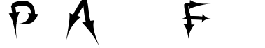 PW Arrow font