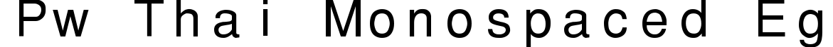 PW Thai Monospaced EG