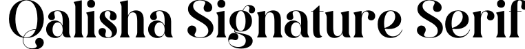 Qalisha Signature Serif