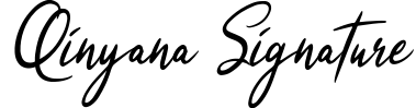 Qinyana Signature
