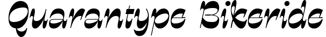 Quarantype Bikeride