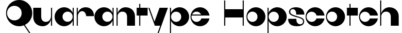 Quarantype Hopscotch