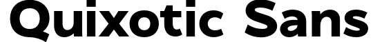 Quixotic Sans