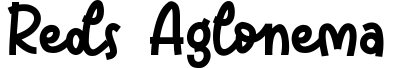 Reds Aglonema