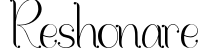 Reshonare