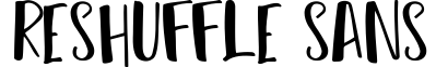 Reshuffle Sans