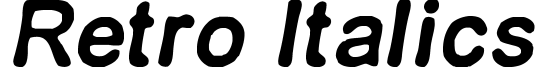 Retro Italics