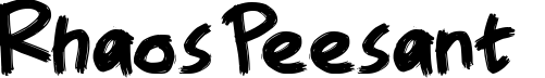 Rhaos Peesant
