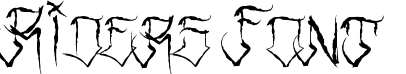 Riders Font