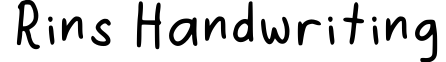 Rins Handwriting