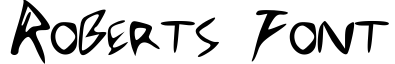 Roberts Font
