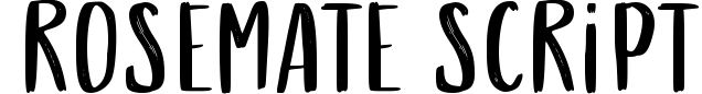 Rosemate Script