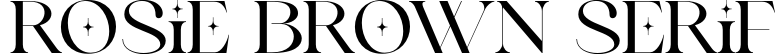 Rosie Brown Serif