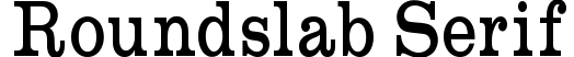 Roundslab Serif