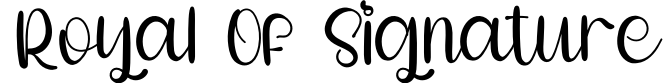 Royal Of Signature