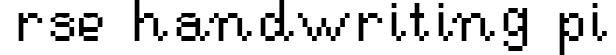 RSE Handwriting Pi