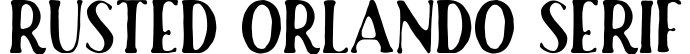 Rusted Orlando Serif