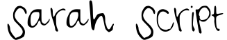 Sarah Script