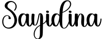 Sayidina