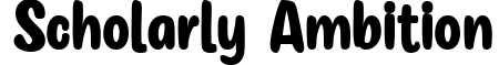 Scholarly Ambition