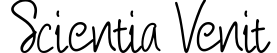 Scientia Venit