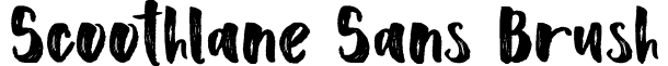 Scoothlane Sans Brush