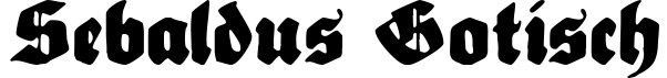 Sebaldus-Gotisch