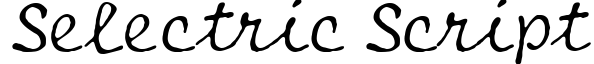 Selectric Script