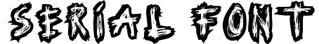 Serial Font