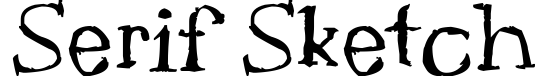 Serif Sketch