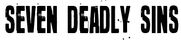 Seven deadly sins