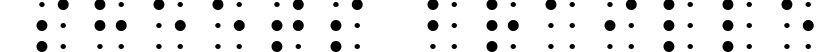 Sheets Braille