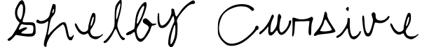 Shelby Cursive