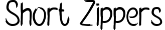 Short Zippers