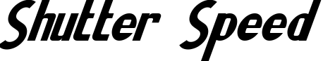 Shutter Speed