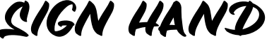 Sign Hand
