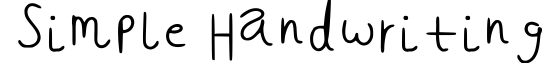 Simple Handwriting