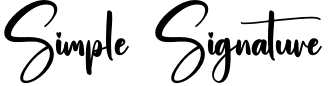 Simple Signature