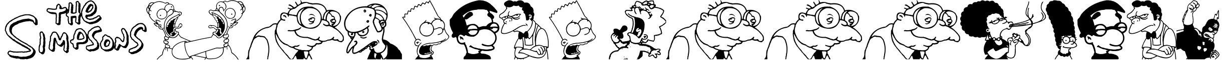 Simpsons Mmmm...Font