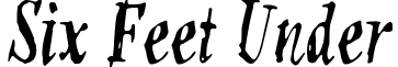 Six feet under
