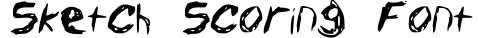 Sketch Scoring Font