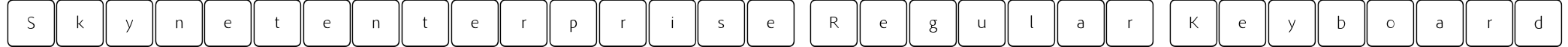 Skynet.Enterprise - Regular Keyboard