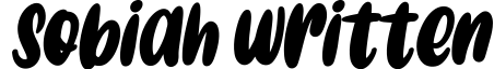 Sobiah Written