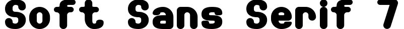 Soft Sans Serif 7
