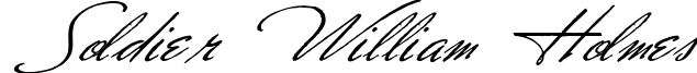 Soldier William Holmes