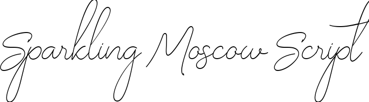 Sparkling Moscow Script